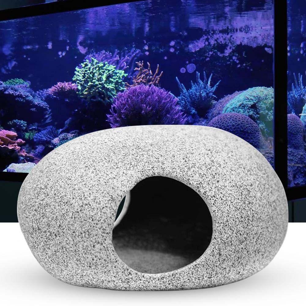 Fish Shrimp Hideout Pond Landscaping Fish Tank Cave Hiding Stone Rock House Fish Tank Decoration