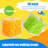 Fidget Maze Puzzle Cube Toy Brain Teaser 3D Cube Toy Anxheld Bead Rolling Game Educational Cube Toddlers Boys Girls Gift