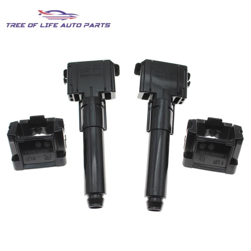 Front Headlight Washer Nozzle Actuator Pump Headlamp Cleaning Water Spray For Mazda CX-5 KF 2017 2018 KB8M-5182Y KB8M-5182X