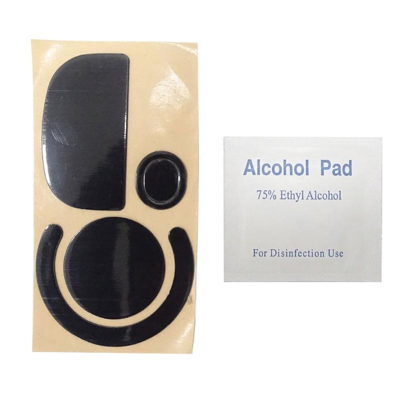 1 комплект сменных коньков для мыши с закругленными краями, наклейки для ножек мыши, глайды для мыши GProX Superlight, закругленные края