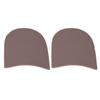 Rubber Anti Slip Sole Pad Replacement Thicken Sole Pad Shoe Repair Accessories (Light Brown)