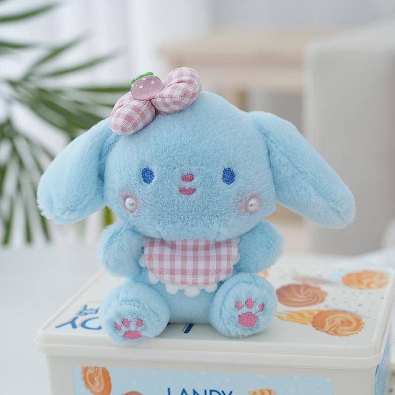 Adorable Bunny Plush Toy Soft Cotton Filled Keychain With Cute Rabbit Design