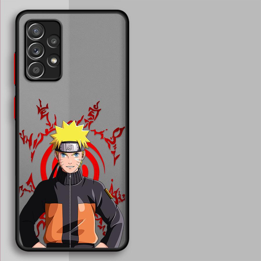 Матовый чехол для телефона Samsung Galaxy A12 A30 A14 A06 A70 Note 20 Ultra 10+ 9 8 A05 A50 A13 A15 A16 Наруто Учиха Итачи