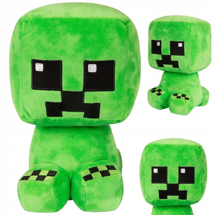 Minecraft Zielony Ludzik Duża Pluszowa Maskotka Pluszak Postać Z Gry Kriper