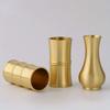 Медная бутылка для благовоний Посуда для благовоний Ремесла Бамбуковая ваза Бутылка для благовоний Латунная бутылка для хранения Церемония Чайные украшения