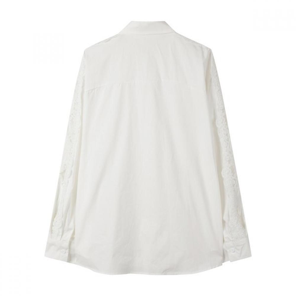 Ggpx Shoulder Lace Detail Shirt  Gq2sh048f 