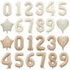 1 Set Number Balloons Inflatable Eye-catching Decorative High Glossy Wide Application Scene Layout Celebrative 42 Inch Anniversary Party Foil Balloon