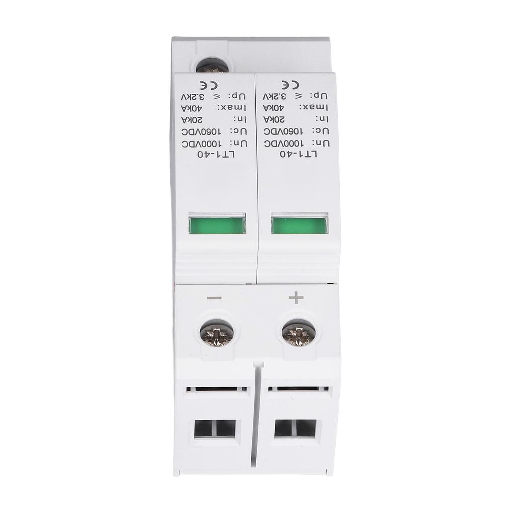 Устройство защиты от импульсных перенапряжений 2P Огнестойкий Модульный Фотоэлектрический УЗИП для Жилого Дома