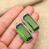 Glamorous Peridot Gemstone Handmade 925 Solid Sterling Silver Jewelry Earrings For Women
