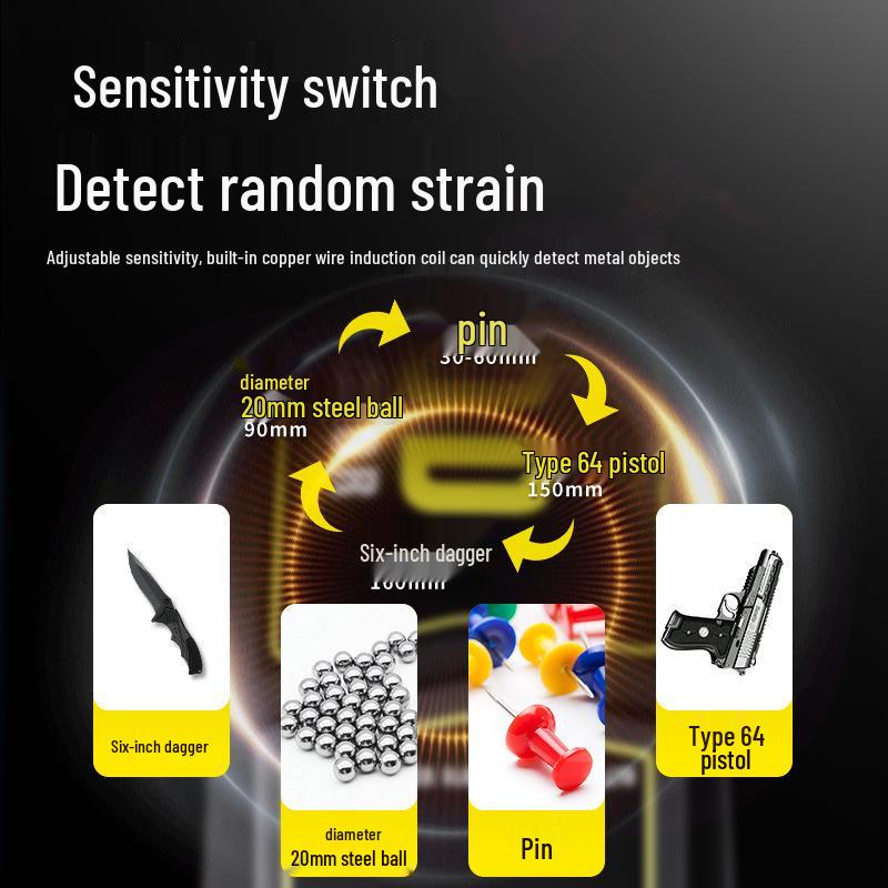 Высокочувствительный ручной металлоискатель 800D для экзаменационных комнат и пунктов пропуска