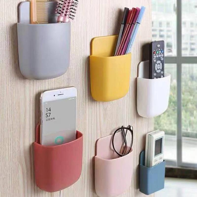 1 шт. настенный ящик для хранения ящик для хранения с дистанционным управлением кондиционер пульт дистанционного управления коробка для хранения телевизора держатель телефона