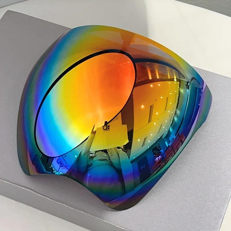 Огромные солнцезащитные очки для занятий спортом на открытом воздухе Женские Мужские Винтажные Солнцезащитные очки Панк Большие Защитные Обтекаемые Маска Велосипедные Очки УФ