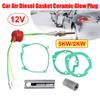 5 шт. керамическая вилка зажигания 12 В 5 кВт дизельный стояночный обогреватель нагревательная часть 4 отверстия красная шляпа белая вилка для китайского Webasto