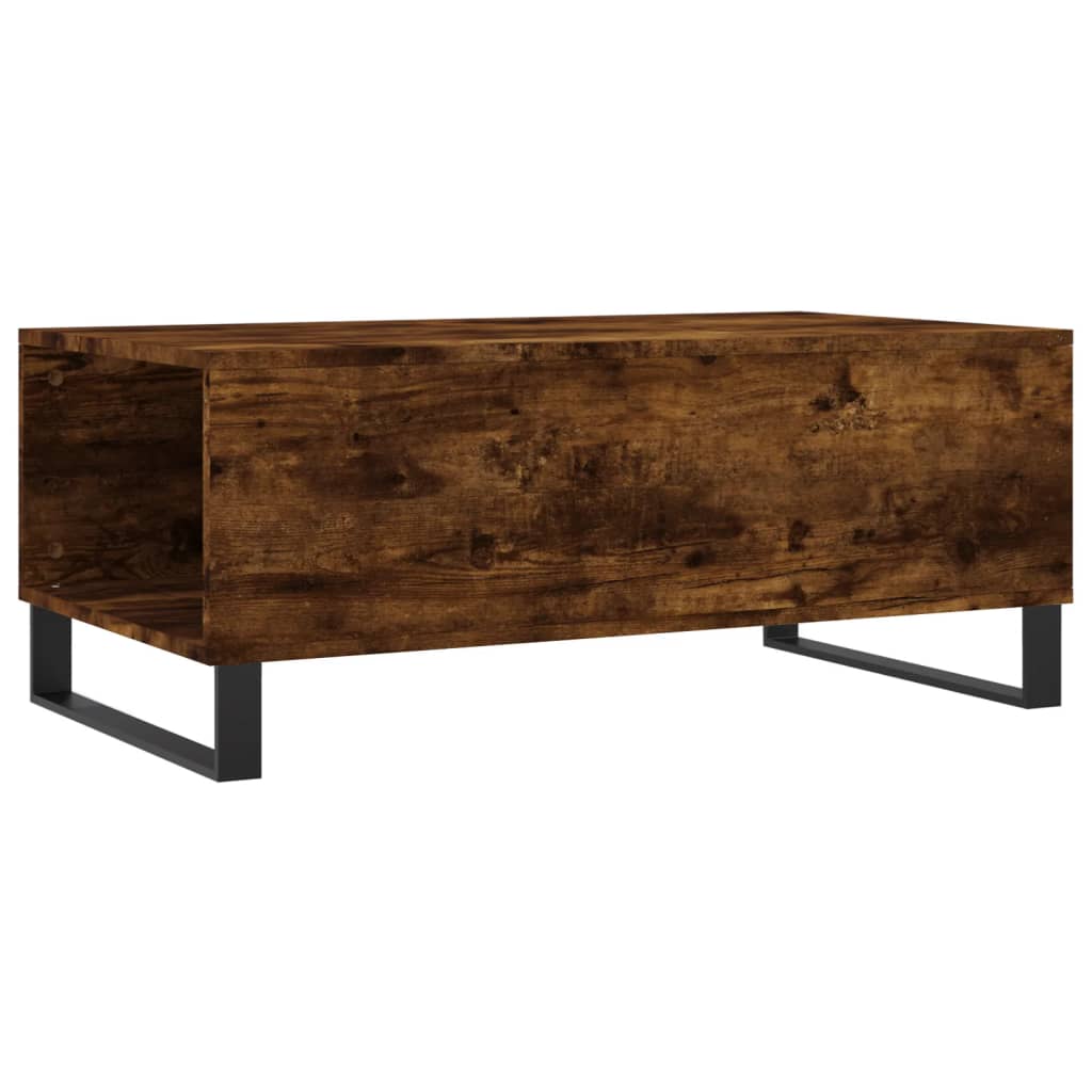 Coffee Table Smoked Oak 90x50x36.5 cm Particleboard