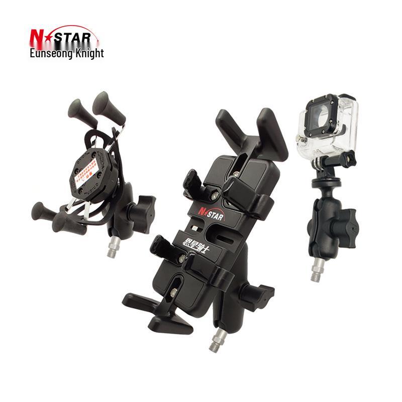 Крепление для телефона на зеркало заднего вида мотоцикла N-STAR с винтом M10 для Ninja 400 и спортивных мотоциклов