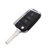 Cocolockey Чехол для выкидного ключа с пультом для Vw Polo Golf7 Mk7 Tiguan Для Skoda Octavia Kodiaq Karoq Для Seat Ateca Автомобильные аксессуары