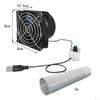 Energy-Efficient Ventilation Fan for Camping and Outdoor Use