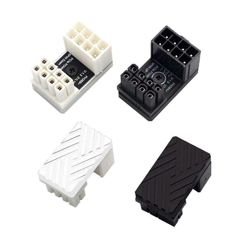 Угловой разъем 180 градусов для графического процессора 8P GPU угловой адаптер металлический разъем GPU принадлежности для графических карт для компьютерных энтузиастов