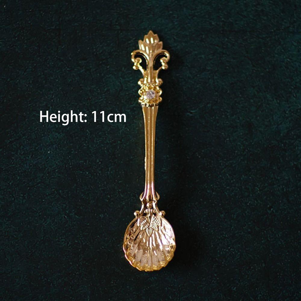 Посуда в королевском стиле Цинк Цинковый сплав Кухонные принадлежности Ложка для сахара Чайная ложка Кофейная ложка Десертная ложка