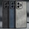 Чехол для телефона из ПУ кожи с ощущением овчины Для Honor X8d Защитная крышка Fundas Coque Capa
