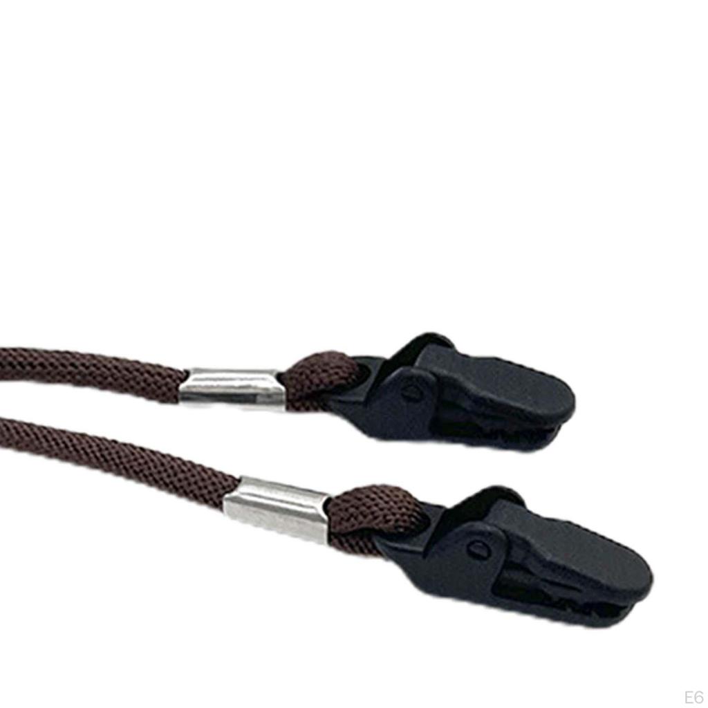 Hat Band Clips Cap with Cord Locks Polyester Leash Clip Holder for Camping