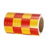 Grid Reflective Tape 10cm*5m Waterproof Self Adhesive High Visibility Caution Warning Safety Strips Reflector Stickers For Truck