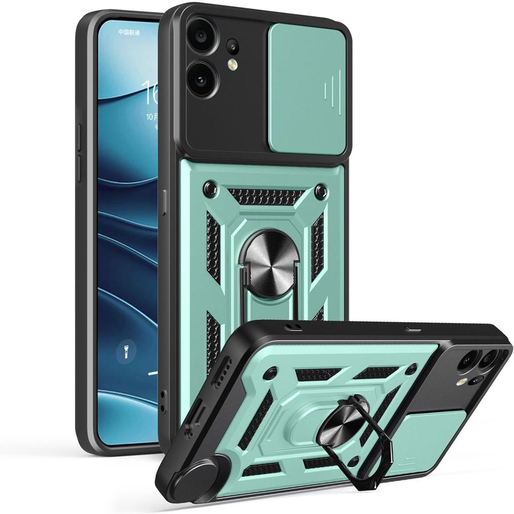 Чехол-подставка Armor для Nothing CMF Phone 2 Pro, защита объектива с кольцом, магнитный держатель, Coque Fundas Capa
