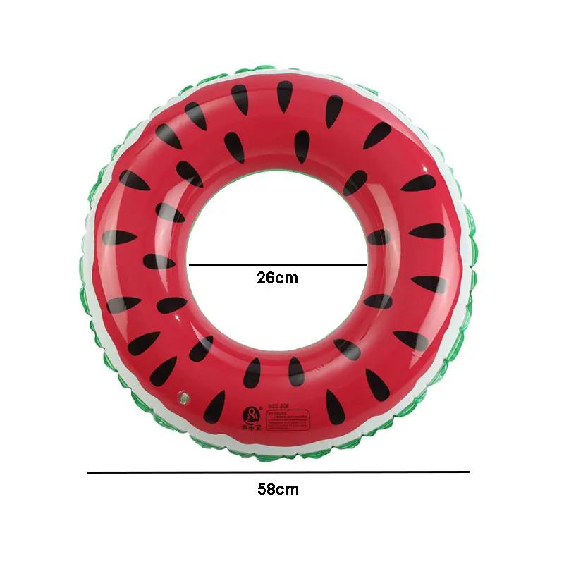 Inflatable Watermelon Swimming Ring Big Size Pool Float Circle for Adult Beach Sea Party Water Toy Swimming Accessory
