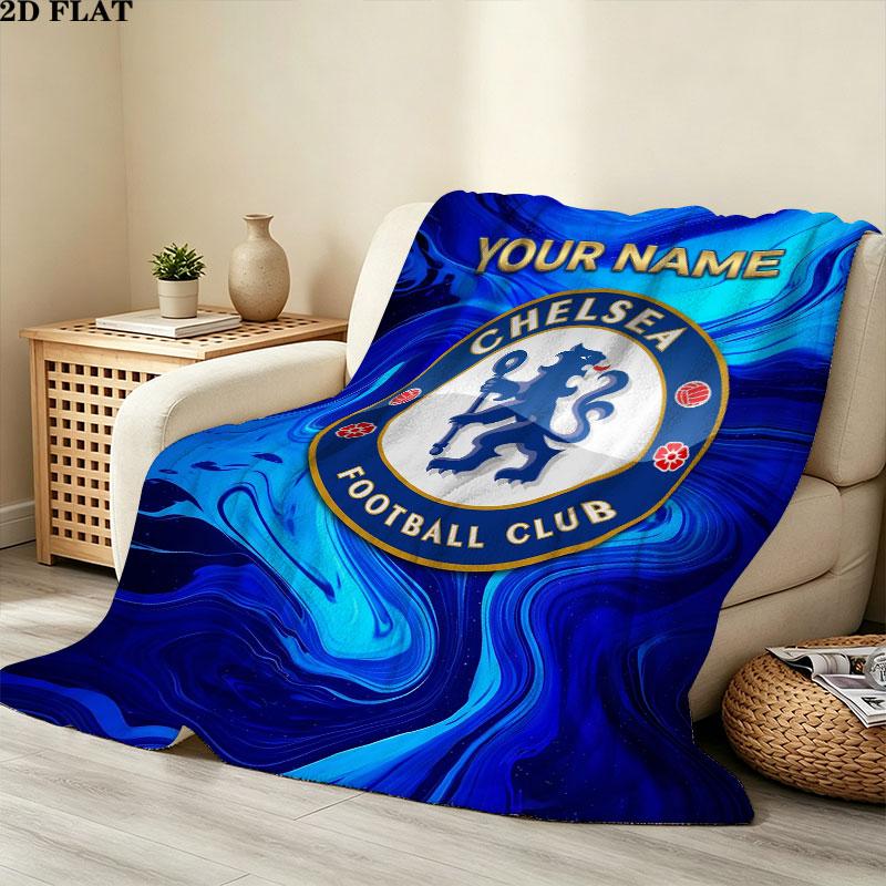 Custom Chelsea F.C Blanket, High quality Comfortable for All Seasons, Home Decor, Warmth and Comfort