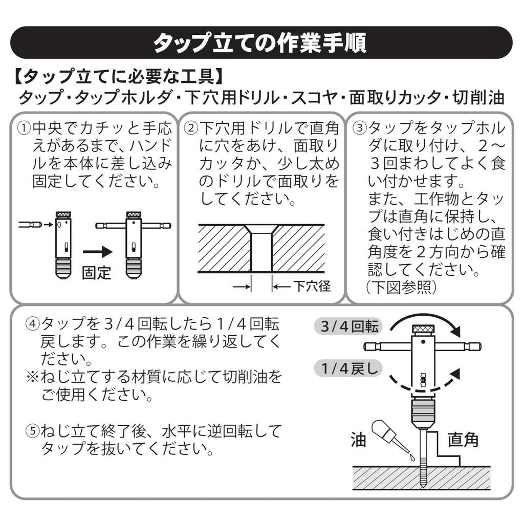 Niigata Seiki SK Ratchet Type Tap Holder M3-M8 RTH-2