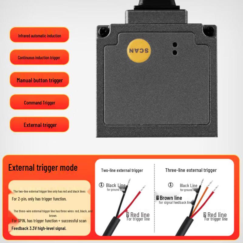 MINDEO ES4650-ER Embedded Industrial 2D Barcode Scanner Module