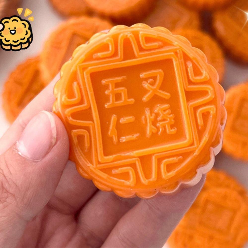 Simulated Food Mid-Autumn Festival Fidget Toys Moon Cake Squeeze Sensory Toys Mid-Autumn Festival