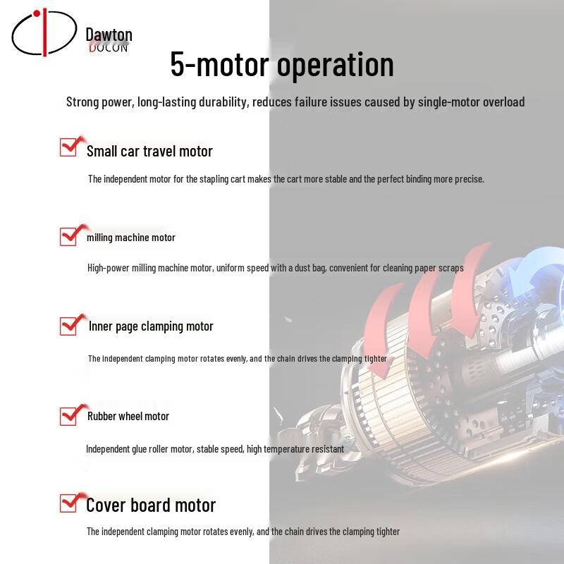 DOCON DC-50ET+ A4 Wireless Automatic Thermal Binding Machine CN plug (adapter included)