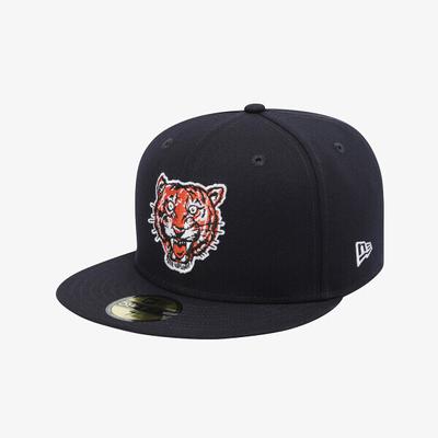 Кепка New Era Detroit Tigers Fitted темно-синяя 15131694