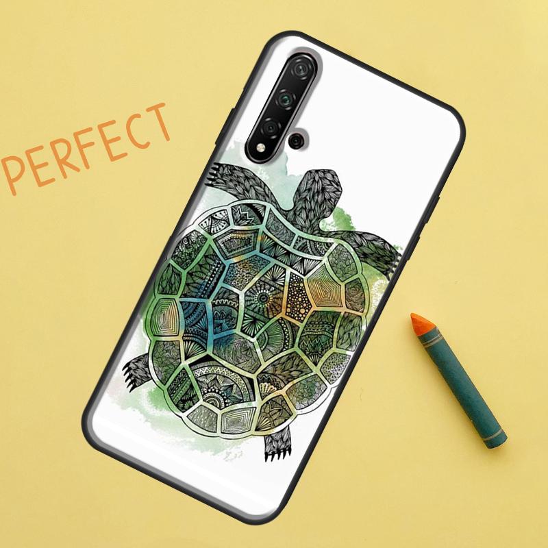 Чехол с морской черепахой для Huawei Nova 10 9 SE 11 Pro 12i 11i 8i Y60 Y70 Y90 Y61 Y91 Y72 Y73 P20 P40 P30 Lite