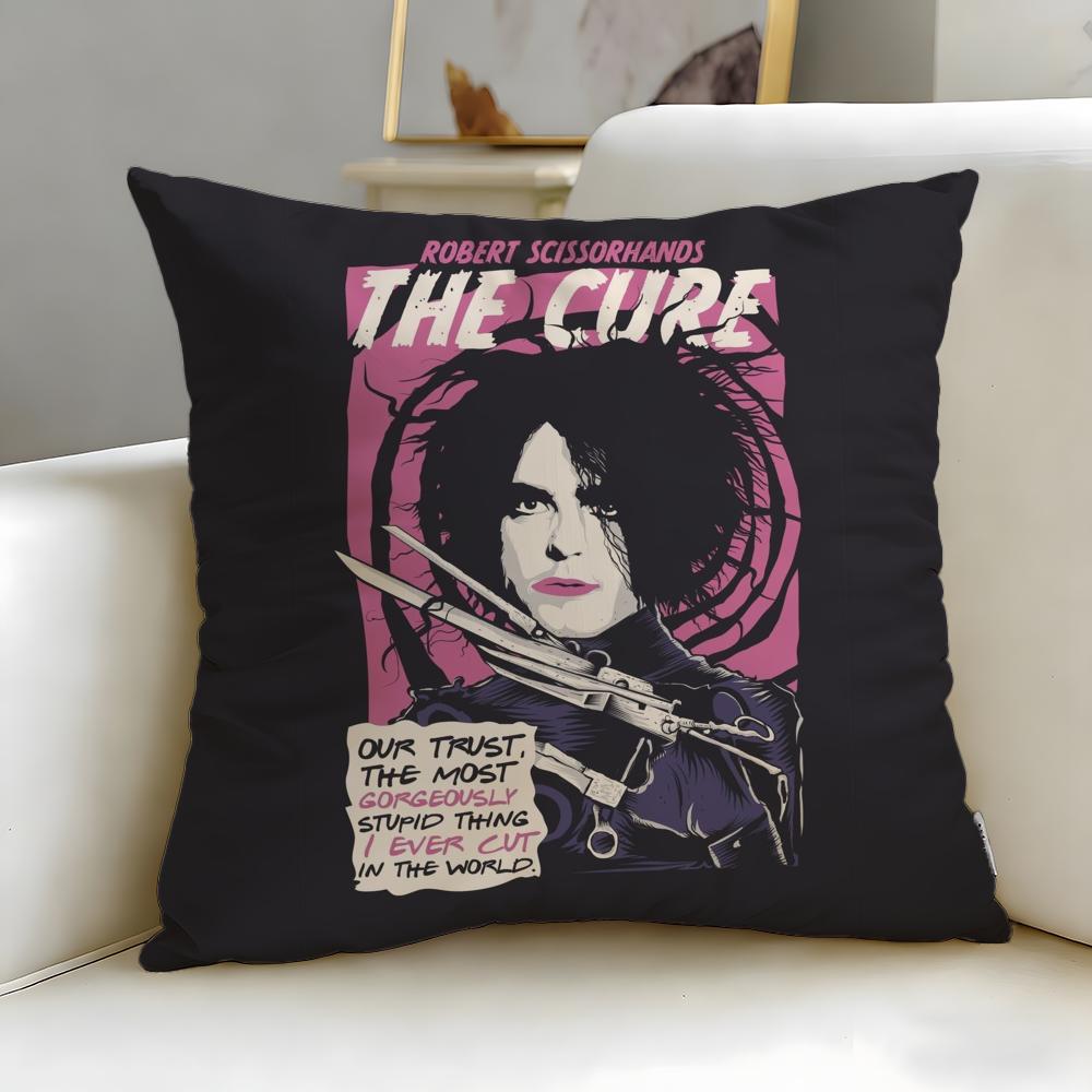 Классическая группа The Cure Наволочка-подушка Мягкая и Легко стирающаяся – Универсальная для Дивана, Кровати, Путешествий и Офиса