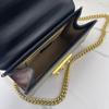 [Pre-Owned] Padlock Moonlight Treasure Box Series Metal Lock Logo Canvas And Leather Crossbody Bag Small - Excellent #1FHUW71