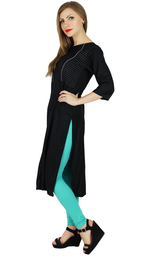 Bimba Women Casual Tunic Formal Kurta Kurti Every-Day Wear Blouse