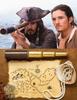 Laupha Pirate Vintage Cosplay Pirates of the with Compass for Outdoor Survival Telescope, Monocular, 25x30mm, Extendable, Compact, Portable, Kids'