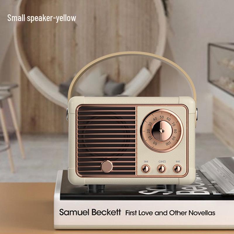 H1 Второе поколение Ретро Портативная Bluetooth-колонка: Мини-сабвуфер для использования на открытом воздухе