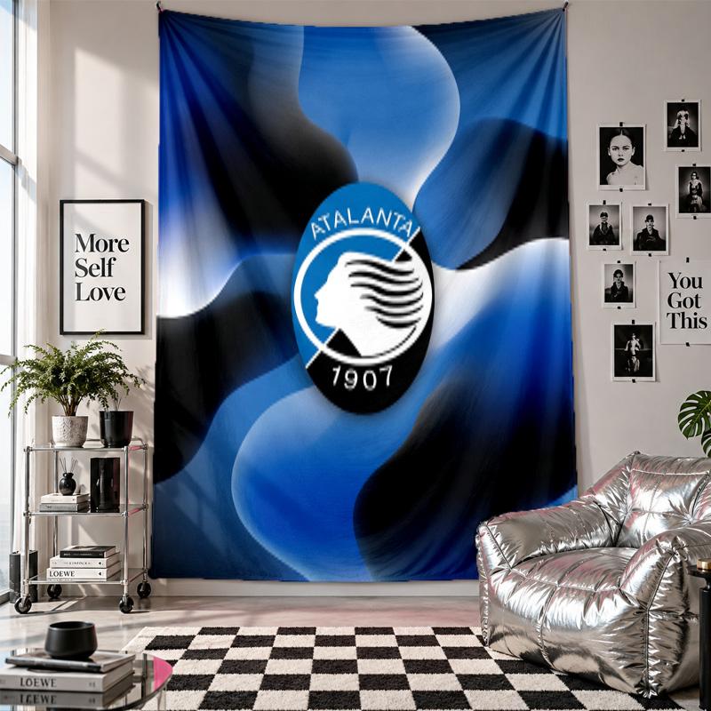 Atalanta FC Wall Tapestry Home Decor Wall Hanging Cloth for Bedroom Living Room Background