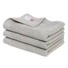 Bloom Imabari Certified Face Towels, 3-Piece Set, Ciel, Hotel-Grade, Absorbent, Quick-Drying, Indoor Drying, 100% Cotton, Made In Japan (Gray)