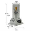 Смоляная солнечная cemetery ваза, на солнечных батареях, расписанная вручную, декоративная ваза для цветов на могилу, крест-украшение, мемориальный держатель для цветов