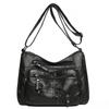 Single Shoulder Soft Leather Large Capacity Diagonal Bag