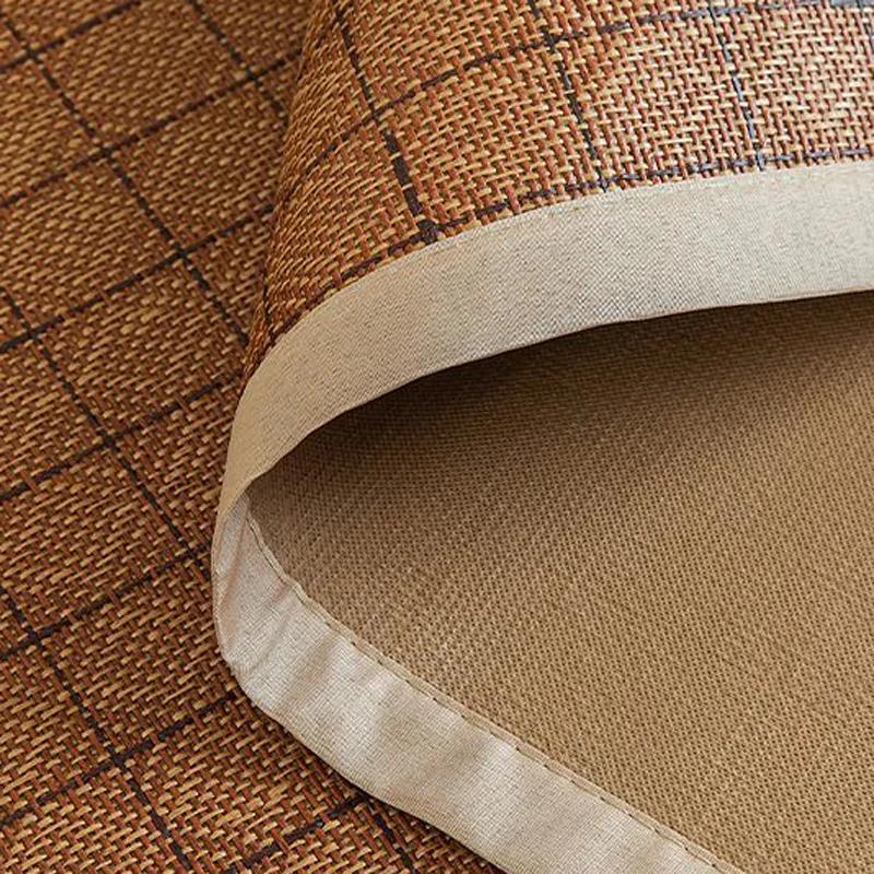 Летний матрас из бамбука и ротанга WOSTAR для взрослых и детей, прохладный спальный коврик, ледяная простыня, складная защитная подкладка для одной двуспальной кровати 150