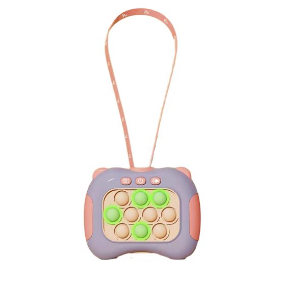 Игра «Нажми пузырь» со шнурком, подсветка, 4 режима, портативная забавная игра для детей и взрослых