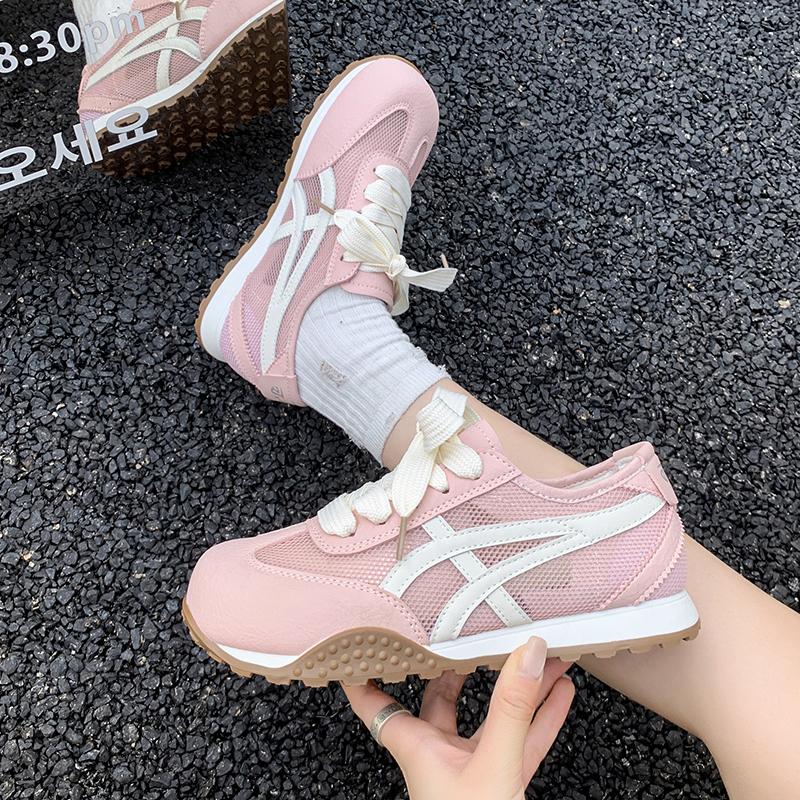 Модные тонкие кроссовки из сетки, 2025 Новые летние универсальные свободные повседневные туфли, дышащие тренировочные кроссовки Agander