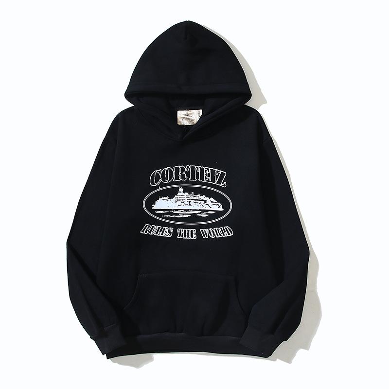 Комплект Худи и Штанов Corteiz Alcatraz Унисекс Свободного Кроя Streetwear