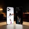 Чехол для телефона Баскетболист Ja M-Morant 12 Для iPhone17,16,15,14,13,12 Plus,Max Мягкий Силиконовый Черный Чехол