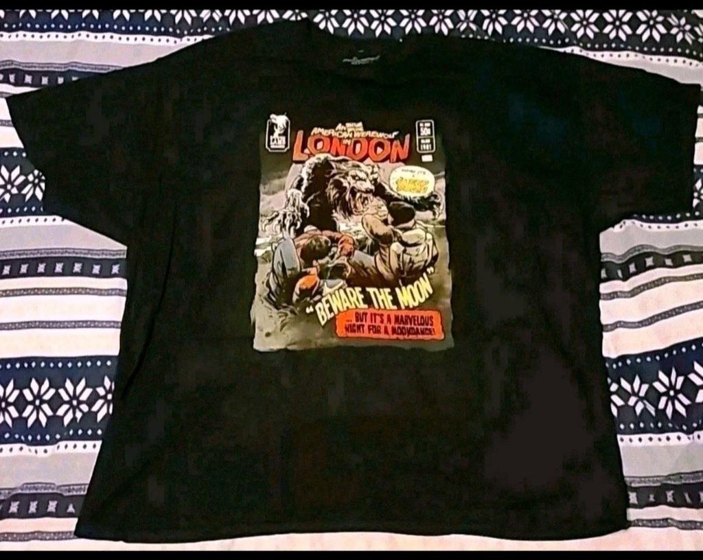 Футболка «Американский оборотень в Лондоне» от Fright Rags 5XL Выпуск 1 Новая Унисекс Футболка